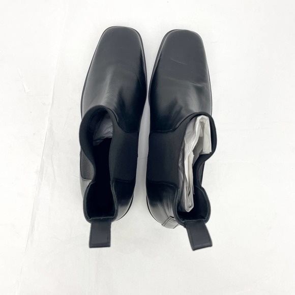 Everlane Womens The Italian Leather Square Toe Chelsea Boot Size 6.5 Black NWOB - Picture 10 of 12